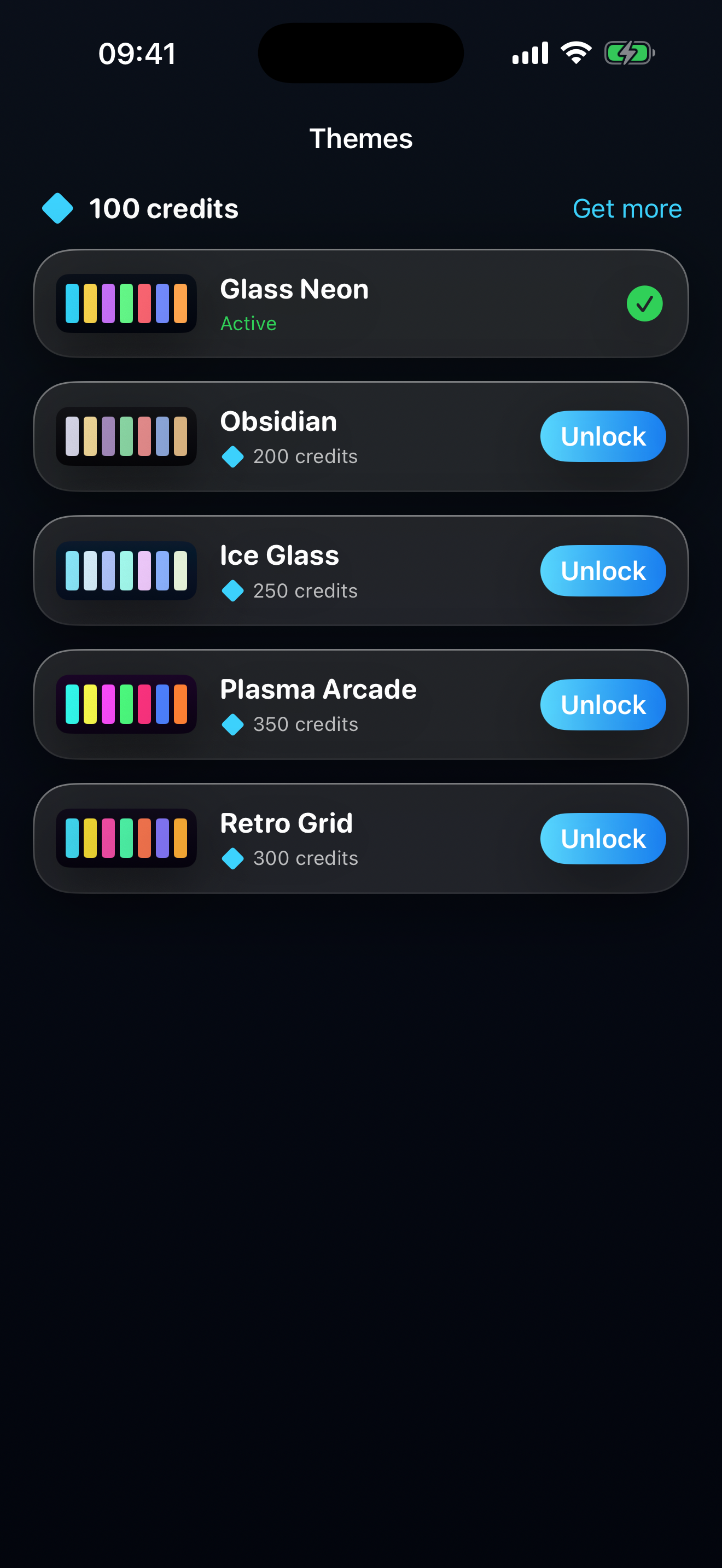Beat The Blox unlockable themes screenshot